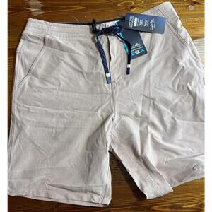 Salt Life Shorts Mens 30 Khaki Elastic Waist Hybrid NWT